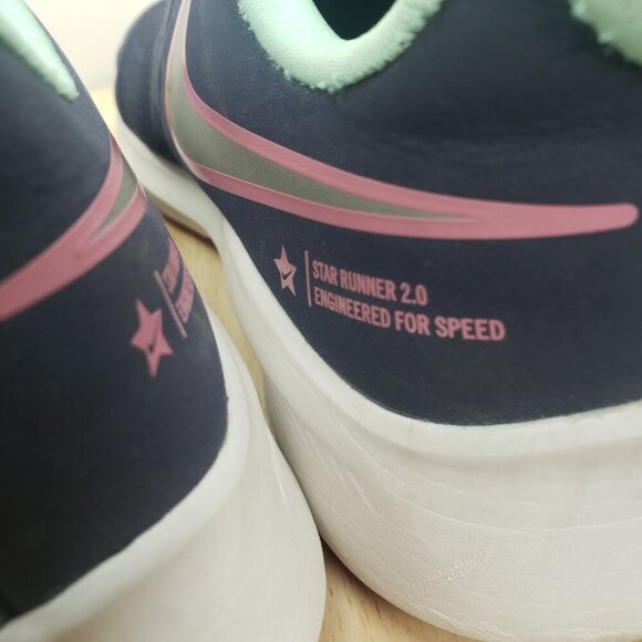 Nike womens Sneakers 7.5 Star Runner GS Imperial Purple  CU4644-500  EUC - Picture 6 of 8